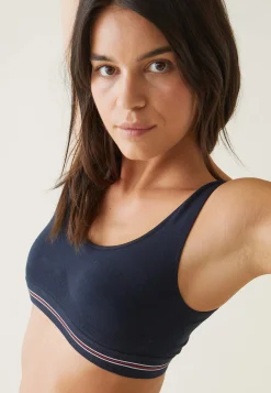 Le slip français Soutiens-Gorge<Brassiere en coton sans couture-Anaïs Marine Bleu