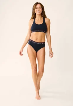 Le slip français Soutiens-Gorge<Brassière en coton-Tapageuse Marine Bleu