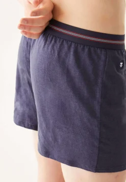 Le slip français Caleçons|Caleçons<Caleçon en lin-Nico Marine Bleu