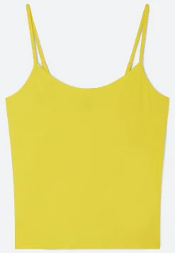 Le slip français Pyjamas<Caraco de pyjama en coton-Rox Soleil Jaune