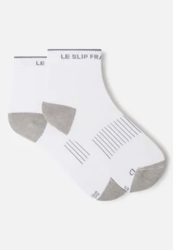 Le slip français Chaussettes Courtes|Chaussettes Courtes<Chaussettes courtes en polyamide-Gaetan Blanc