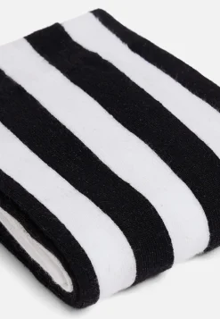 Le slip français Chaussettes En Coton|Chaussettes En Coton<Chaussettes mi-hautes en coton-Lucas rayures agnès B Blanc