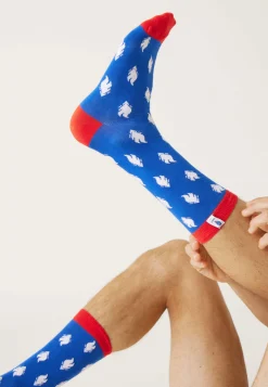 Le slip français Chaussettes En Coton|Chaussettes En Coton<Chaussettes mi-hautes mixtes en coton-Lucas Coq Bleu