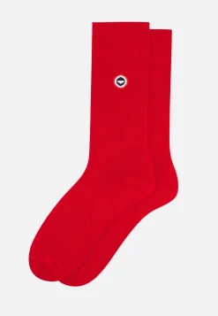 Le slip français Chaussettes En Coton|Chaussettes En Coton<Chaussettes mi-hautes mixtes en coton-Lucas Cerise Rouge