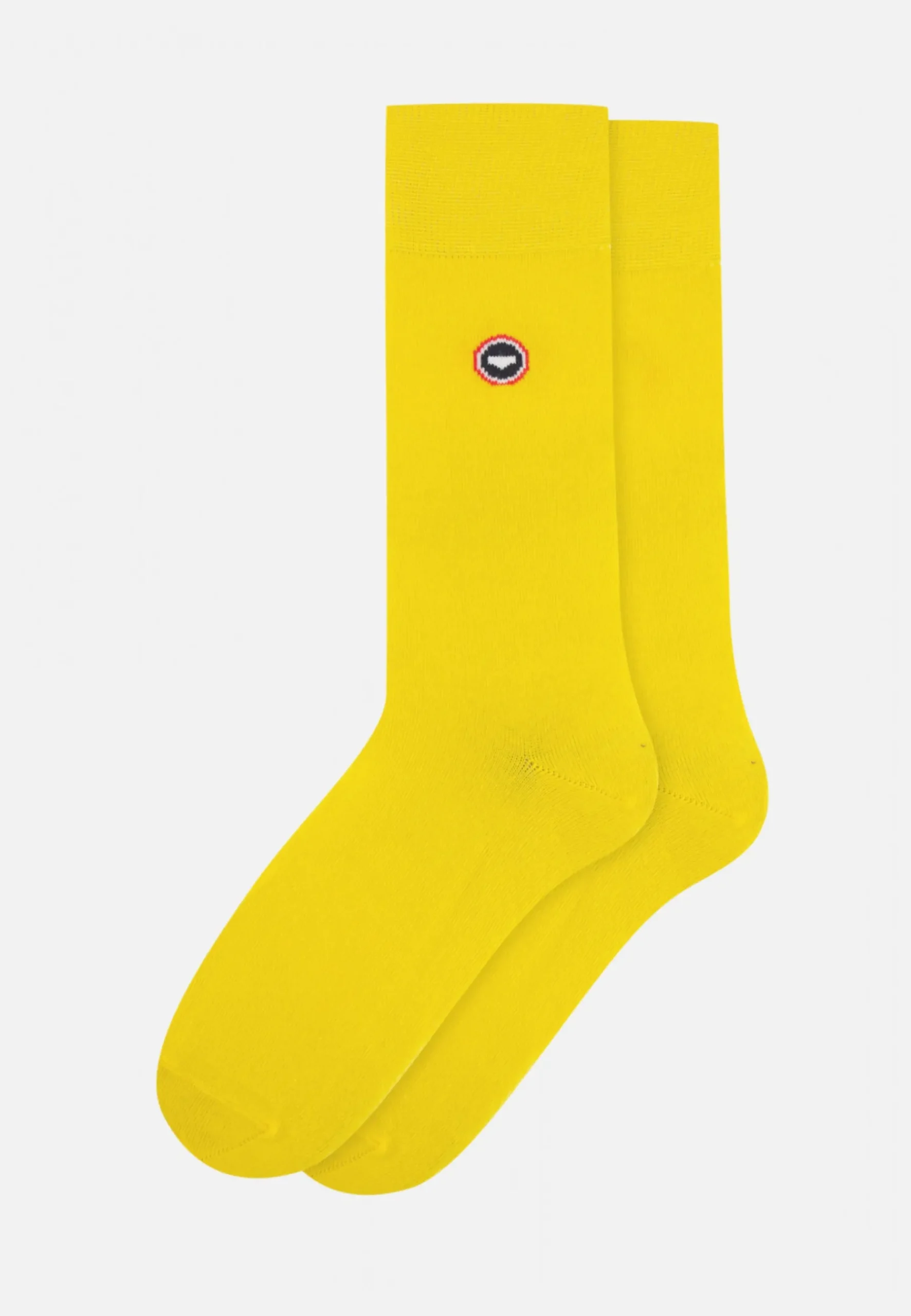 Le slip français Chaussettes En Coton|Chaussettes En Coton<Chaussettes mi-hautes-Lucas Uni Cire Jaune