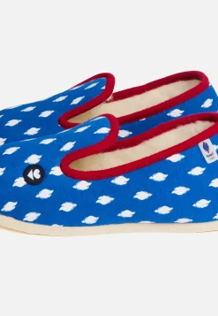 Le slip français Chaussons|Charentaises<Chaussons d'intérieur en laine-Charentaises Coq Bleu