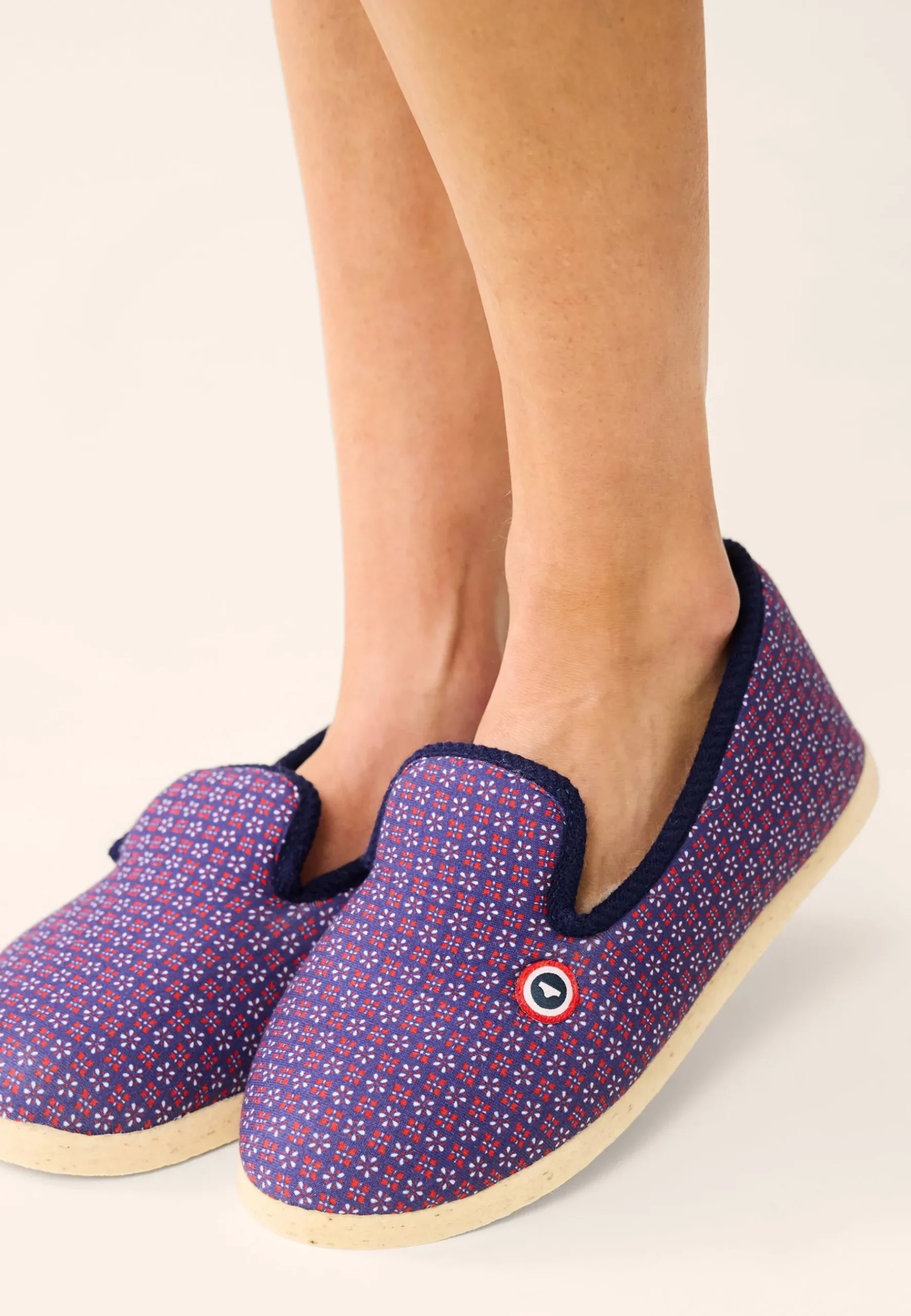 Le slip français Collection Cadeaux|Chaussons<Chaussons d'intérieur en laine-Pantoufles Kdo Bleu