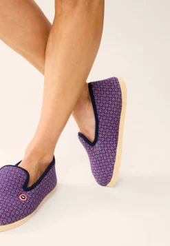 Le slip français Collection Cadeaux|Chaussons<Chaussons d'intérieur en laine-Pantoufles Kdo Bleu