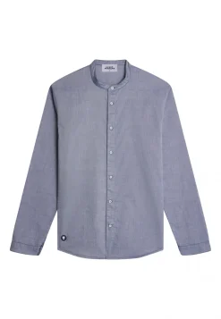 Le slip français Hauts De Pyjamas|Hauts De Pyjamas<Chemise de pyjama en chambray-Tom Chambray Bleu