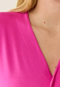 Le slip français Pyjamas<Chemise en viscose-Azelle Violet Rose