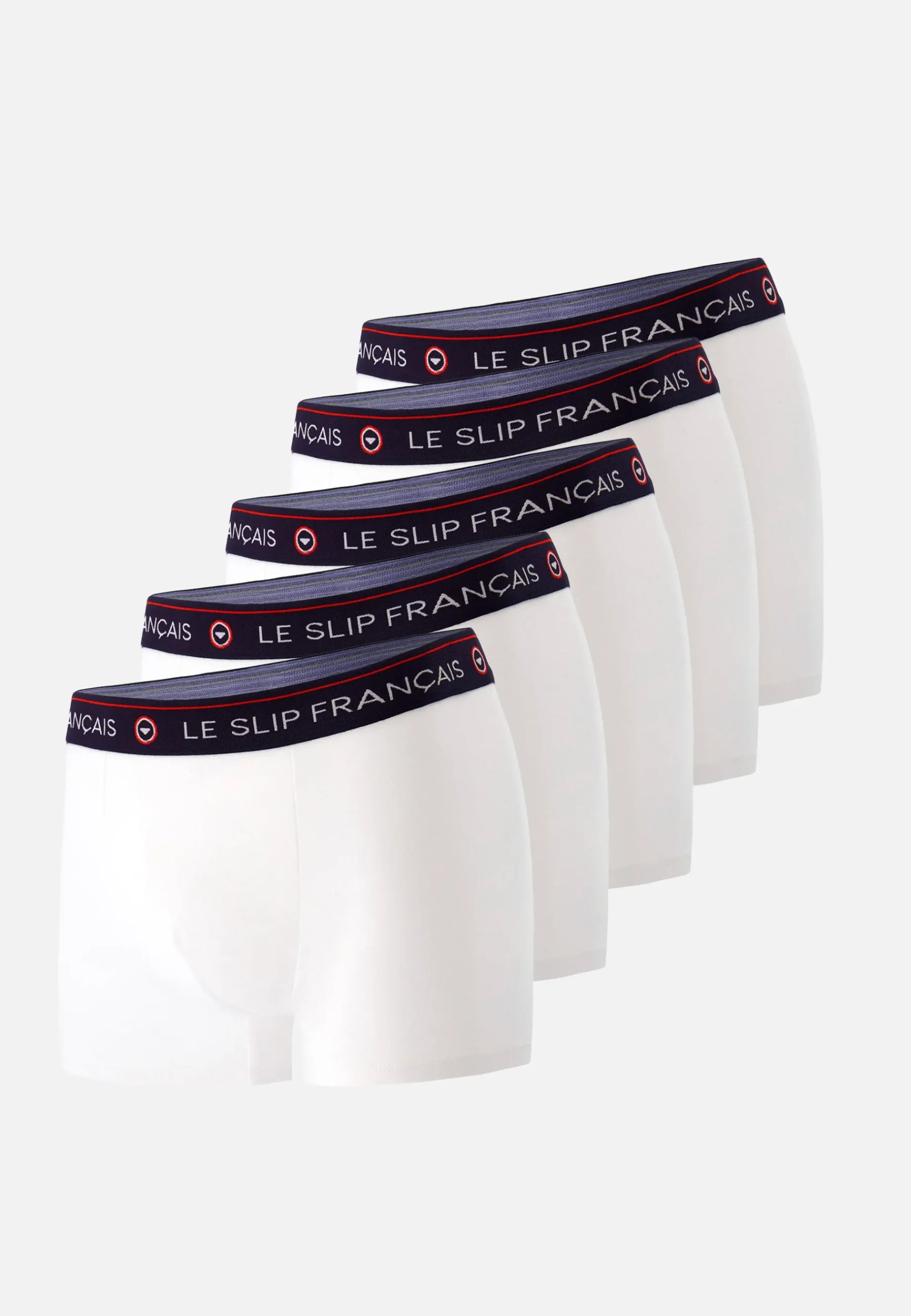 Le slip français Packs De Boxers|Packs Sous-Vêtements<Cinquo de boxers en coton-Pack Cinquo Boxer Redoutable Blanc