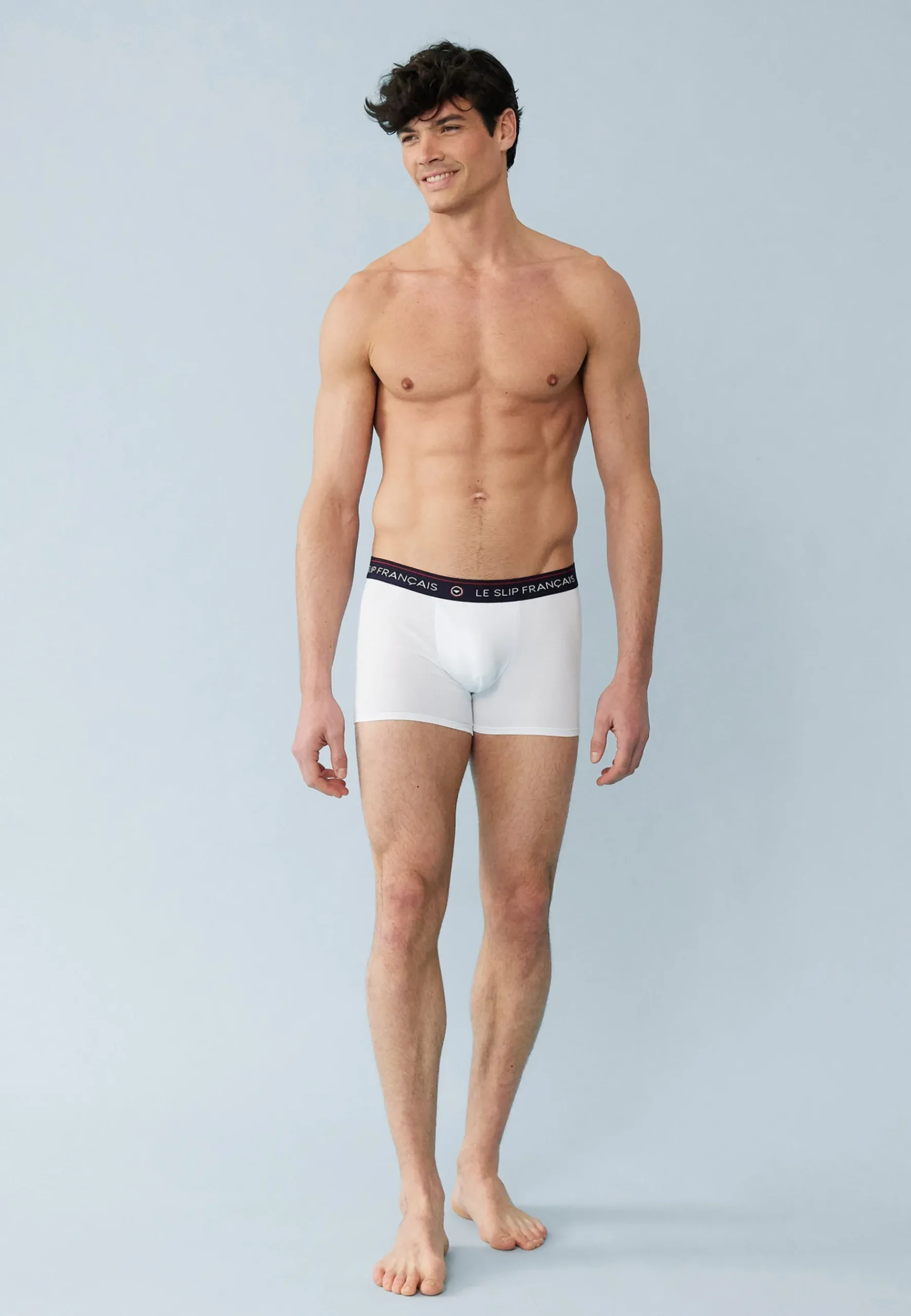 Le slip français Packs De Boxers|Packs Sous-Vêtements<Cinquo de boxers en coton-Pack Cinquo Boxer Redoutable Blanc