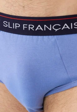 Le slip français Packs De Slips|Packs Sous-Vêtements<Cinquo de slips en coton-Pack Cinquo Slip Intrépide Marine Jean Rouge Cerise Gris Chiné Noir Bleu