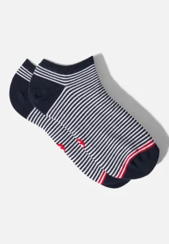 Le slip français Chaussettes Courtes|Chaussettes Courtes<Cinquo de socquettes en coton-Pack Cinquo Socquettes Jo Marine Gris Chiné Noir Blanc