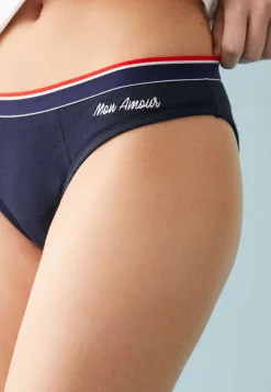 Le slip français Culottes<Culotte en coton-Louison Amour Bleu