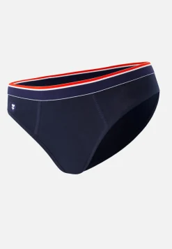 Le slip français Culottes|Broderie 🪡<Culotte en coton-Louison Marine Bleu