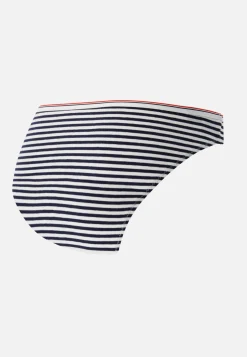 Le slip français Culottes<Culotte en coton-Lucette Marinière Blanc