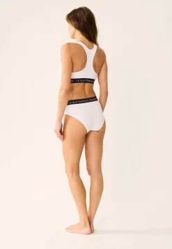 Le slip français Culottes|Broderie 🪡<Culotte en coton-Rieuse Blanc