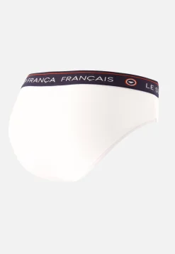 Le slip français Culottes|Broderie 🪡<Culotte en coton-Rieuse Blanc