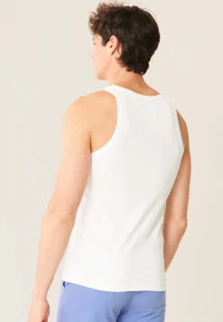 Le slip français Hauts<Débardeur en coton-Edgar Blanc