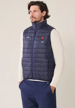 Le slip français Vestes & Chemises|Hauts<Doudoune Showchaud XV de France-Doudoune Marine XV de France Bleu