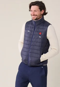 Le slip français Vestes & Chemises|Hauts<Doudoune Showchaud XV de France-Doudoune Marine XV de France Bleu