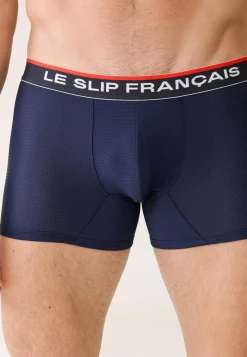 Le slip français Packs De Boxers|Sous-Vêtements De Sports<Duo de boxers de sport-Pack Duo Boxer Guillaume Marine Noir Bleu