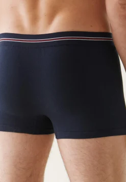 Le slip français Coffrets Cadeaux|Boxers<Duo de boxers en coton sans couture-Coffret Pack Duo Boxer Christian Bleu