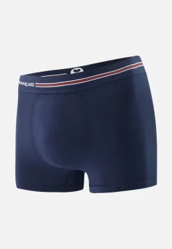 Le slip français Coffrets Cadeaux|Boxers<Duo de boxers en coton sans couture-Coffret Pack Duo Boxer Christian Bleu