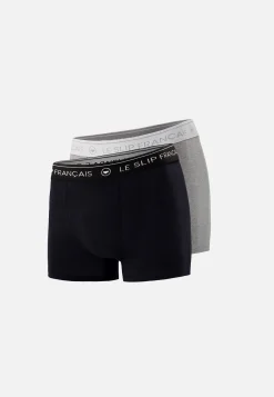 Le slip français Packs De Boxers|Packs Sous-Vêtements<Duo de boxers en coton-Pack Duo Boxer Redoutable Noir et Gris
