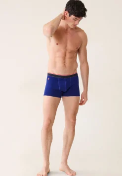 Le slip français Packs De Boxers|Packs Sous-Vêtements<Duo de boxers en coton-Pack Duo Boxer Marius Indigo Bleu