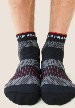 Le slip français Pack De Chaussettes|Packs De Chaussettes<Duo de chaussettes courtes en polyamide-Pack Chaussettes Gaetan Noir Blanc