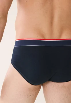 Le slip français Coffrets Cadeaux|Collection Cadeaux<Duo de slips en coton-Coffret Duo Slip Terrible Marine Intrépide Tartan Bleu