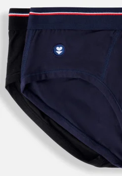 Le slip français Packs De Slips|Packs Sous-Vêtements<Duo de slips en lyocell-Pack Slips Lionel Duo Bleu