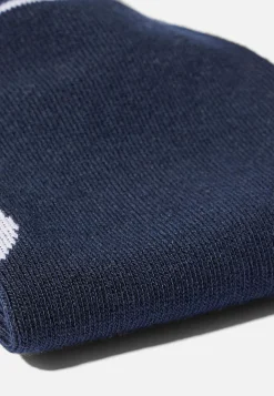 Le slip français Chaussettes Courtes|Chaussettes Courtes<Duo de socquettes en coton-Pack Duo Socquettes Jo Marine Marinière Blanc