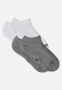 Le slip français Chaussettes Courtes|Chaussettes Courtes<Duo de socquettes en coton-Pack Socquettes Jo Duo Blanc