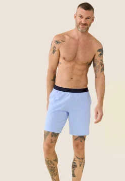 Le slip français Ensembles De Pyjamas|Ensemble De Pyjamas<Ensemble de pyjama t-shirt et short en coton-Ensemble Pyjama Yvan ciel Bleu