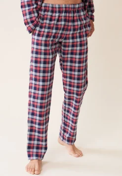 Le slip français Ensembles De Pyjamas|Ensemble De Pyjamas<Ensemble pyjama chemise et pantalon en coton-Ensemble Pyjama Baptiste Tan Bleu