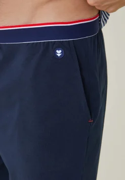 Le slip français Ensembles De Pyjamas|Ensemble De Pyjamas<Ensemble pyjama t-shirt et short en coton-Pyjama Jeason Marinière Blanc