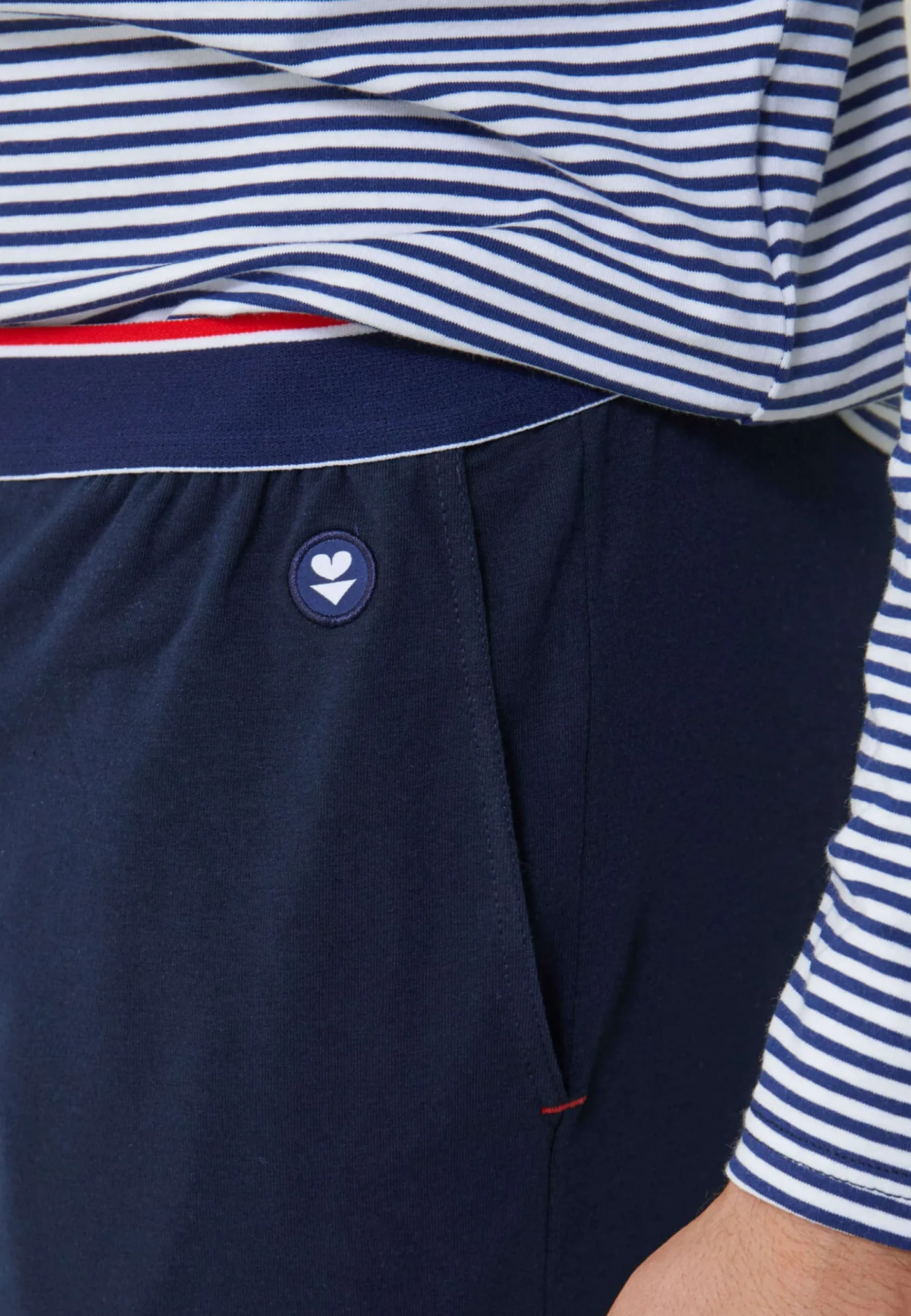 Le slip français Ensembles De Pyjamas|Ensemble De Pyjamas<Ensemble pyjama t-shirt et pantalon en coton-Pyjama Jeason Blanc