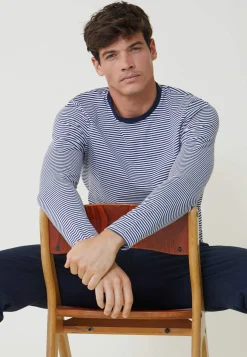 Le slip français Ensembles De Pyjamas|Ensemble De Pyjamas<Ensemble pyjama t-shirt et pantalon en coton-Pyjama Jeason Blanc