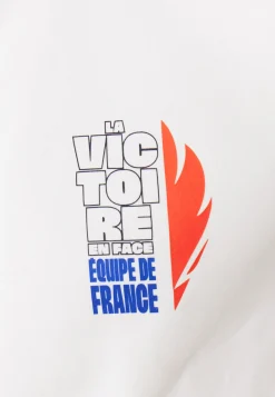 Le slip français Ensembles De Pyjamas|Ensemble De Pyjamas<Ensemble pyjama t-shirt et short en coton-Ensemble Pyjama Equipe de France Indigo Blanc