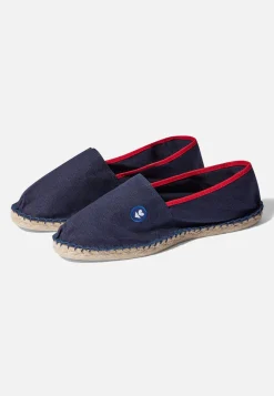 Le slip français Broderie 🪡|Espadrilles<Espadrilles en toile de coton-Espadrilles Vendéennes Bleu