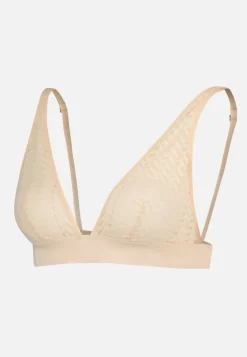 Le slip français Soutiens-Gorge<Foulard sans armature en dentelle-Agathe Poudré Rose