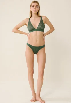 Le slip français Soutiens-Gorge<Foulard sans armature en dentelle-Agathe Rosida Vert
