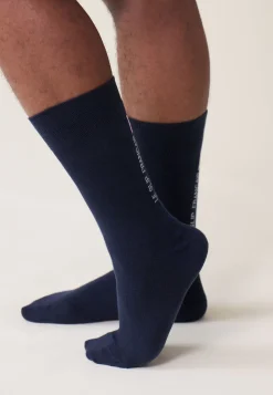 Le slip français Coffrets Cadeaux|Pack De Chaussettes<Les Chaussettes des Français-Coffret de 3 paires de Chaussettes des Français Bleu