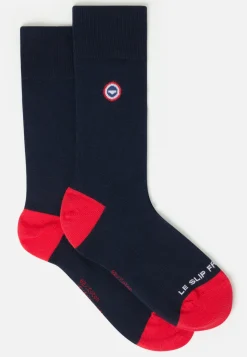 Le slip français Coffrets Cadeaux|Pack De Chaussettes<Les Chaussettes des Français-Coffret de 3 paires de Chaussettes des Français Bleu