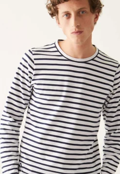 Le slip français Hauts<Marinière en coton-Mario Marinière Blanc