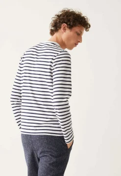 Le slip français Hauts<Marinière en coton-Mario Marinière Blanc