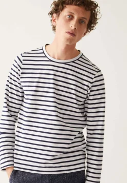 Le slip français Hauts<Marinière en coton-Mario Marinière Blanc